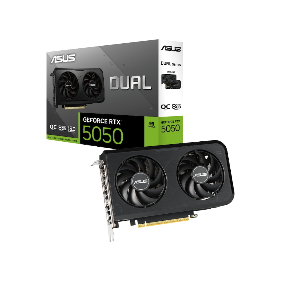 image 1 of ASUS GeForce RTX 5050 Dual 8GB OC Graphics Card