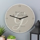 image 2 of Personalised Family Wooden Clock