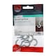 image 2 of Timco - Cup Hooks - Round - White (Size 25mm - 6 Pieces) N/A