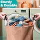 image 4 of 43L Collapsible Laundry Basket, Laundry Hamper with Handles