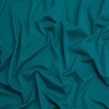 Minerva Core Range Turquoise Medium Loop Back French Terry Stretch Knit Fabric for Dressmaking, 150cm / 59" Wide - per metre