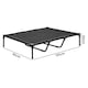 image 3 of Skylos Elevated Dog Bed Large Raised Pet Cot Indoor Outdoor Use Supporting Bars