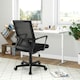 image 3 of COSTWAY Home Office Chair Ergonomic Desk Chair Black Black