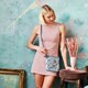 image 5 of Signare Crossbody Sling Bag - Alice in Wonderland Nothing But Cards Blue