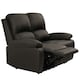 image 1 of Faux Leather 2 Seat Reclining Sofa In Brown