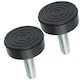 image 1 of SPARES2GO Universal Washing Machine Adjustable Screw in Foot (Pack of 2, 10mm Thread)