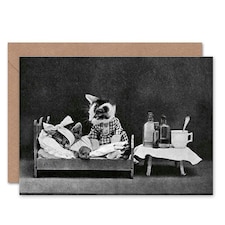 Little Folk Animal Land Cats Dogs Art Card