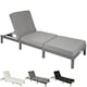 image 9 of Sun Lounger Sofia - 6-step adjustable backrest, thick padding, UV-resistant Grey