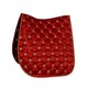 image 4 of Rhinegold Lucky Clover Satin Saddle Pad Blue | Size: Pony
Colour: Navy Blue