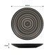 image 4 of 16pc Black Pad Print Dinner Set