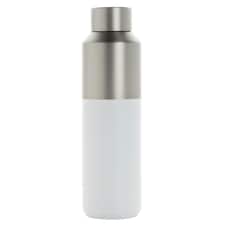 XD Collection Fluid Recycled Stainless Steel 600ml Water Bottle - White - One Size White | One Size