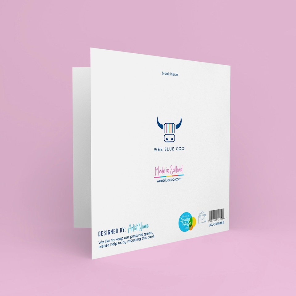 image 1 of Rainbow Love Hearts Partner Anniversary Love Valentines Day Card