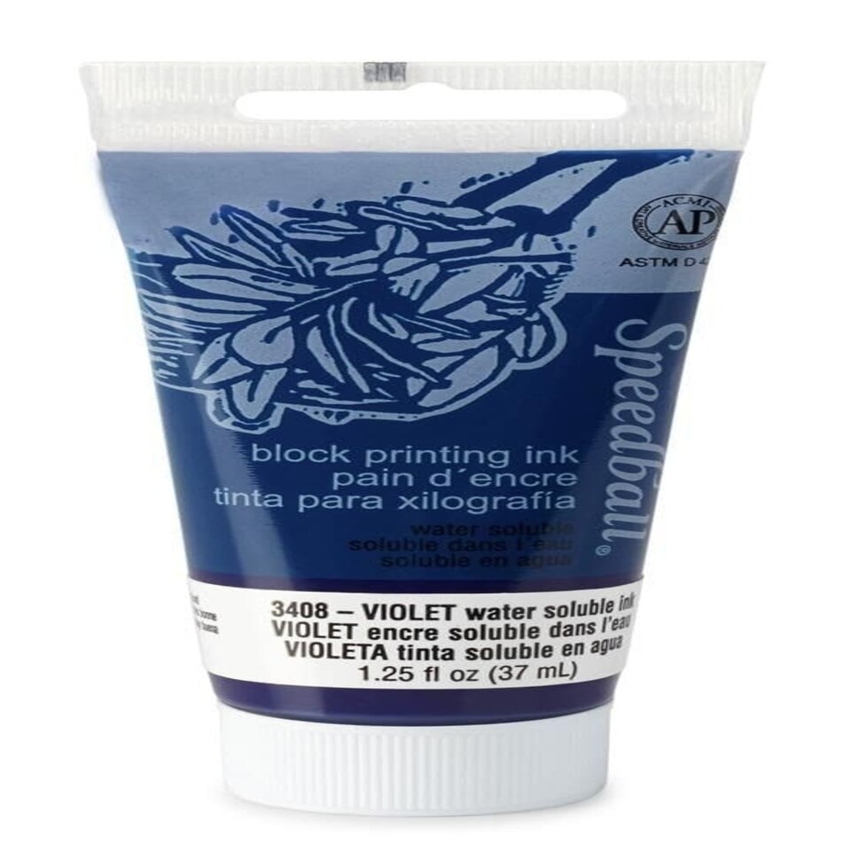 37cc (1.25oz.) Water-Soluble Block Ink Violet N/A