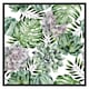 image 2 of Watercolour botanical leaves (Picture Frame) White | M