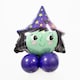 image 3 of Happy Halloween Witch Stuffed Balloon Display - Inflated Balloon In A Box