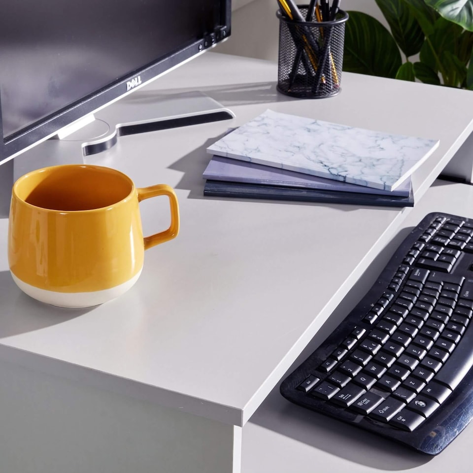 image 1 of Computer Desk PC Laptop Table Home Office Study Workstation | Grey