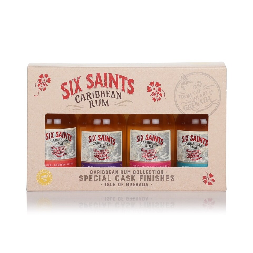 image 1 of Six Saints Caribbean Rum Collection - Special Cask Finishes (4 x 5cl)