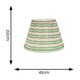 image 5 of ValueLights Riza Taper Pink Aztec Pleat Large Lamp Shade & Bulb | Pink