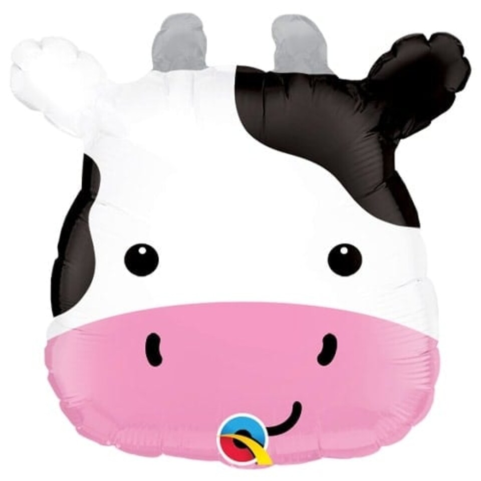 Mini Cute Holstein Cow Air Fill Foil Qualatex Balloon 26cm / 10 in