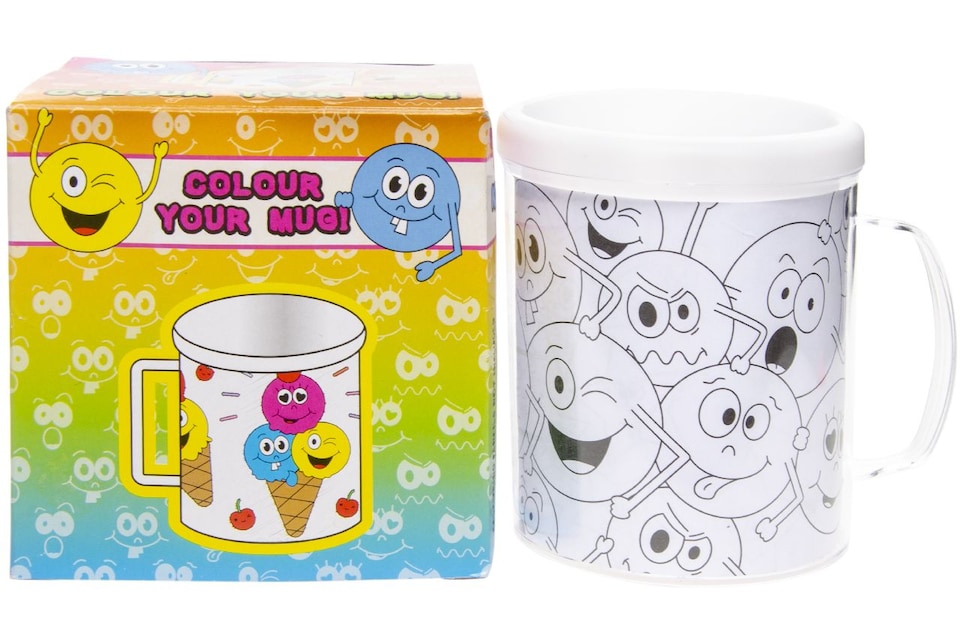 image 1 of Emotion Faces Theme Color Your Own Mug