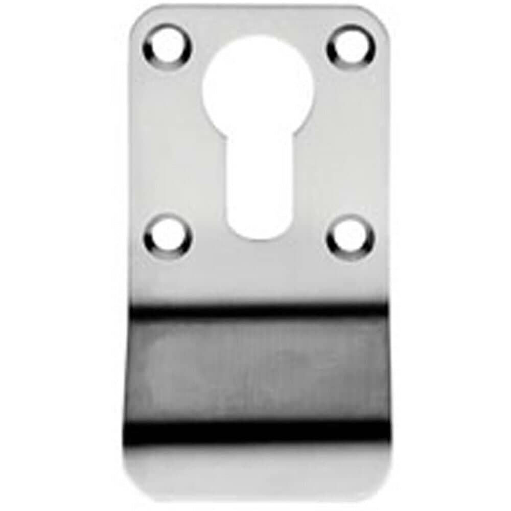 Loops Euro Profile Cylinder Latch Pull Handle 78 x 44mm Satin Stainless Steel in Metallics
