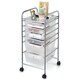 image 1 of COSTWAY 6-Drawer Multipurpose Mobile Rolling Utility Multi