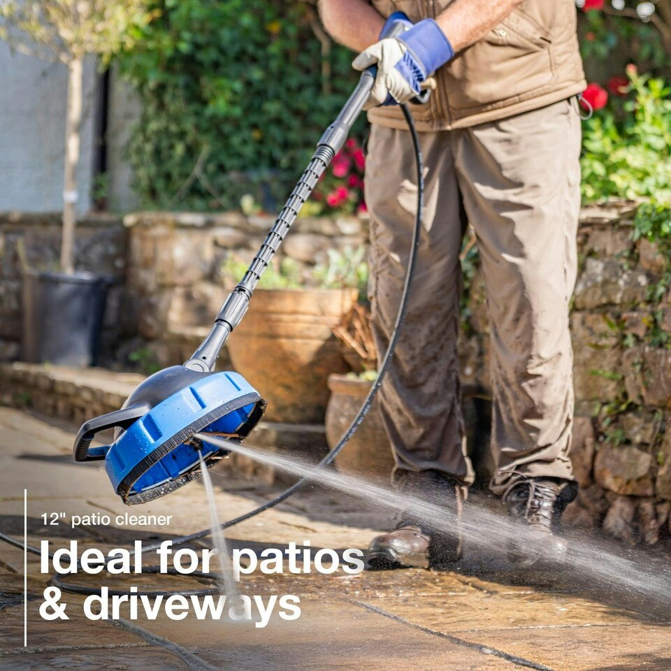 image 1 of Hyundai 180Bar/ 2610psi Electric Pressure Washer, 8L/min, 2400W High-Performance Jet Wash with Hose & Attachments | HYW2400E