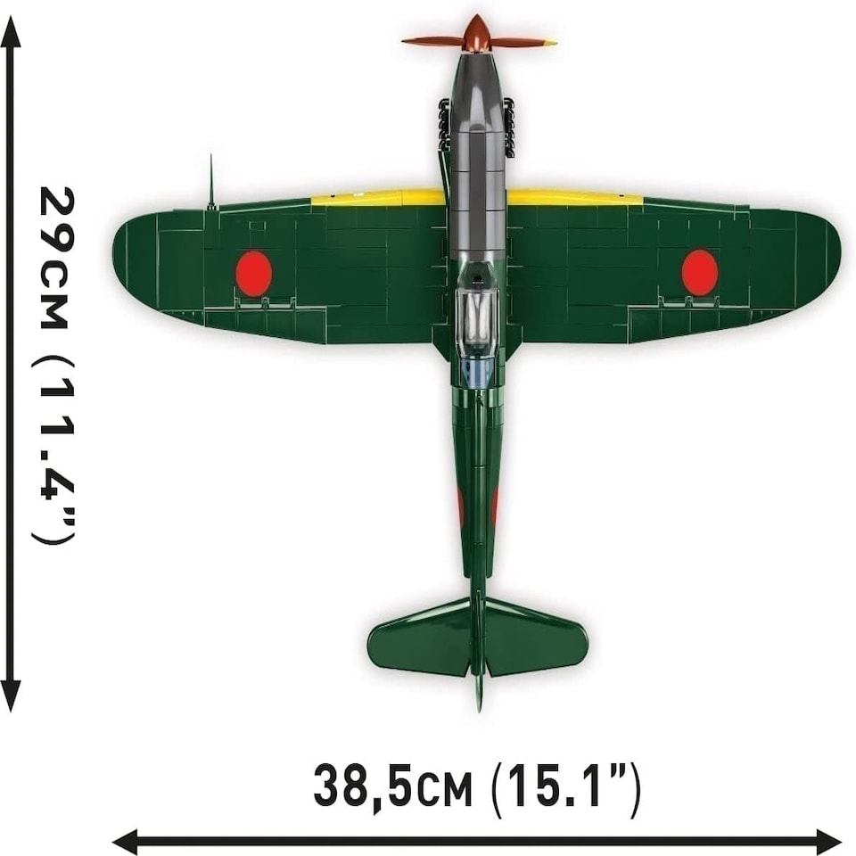 image 1 of Cobi - World War II - KAWASAJU JU-61-I HIEN (324 Pieces)