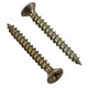 image 3 of 3mm x 25mm Countersunk Wood Chipboard Screw Fasteners PZ1 Drive 130pc
