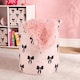 image 1 of OHS Kids Bows Print Laundry Basket Clothes Storage Toy Organiser | Multi | Monochrome