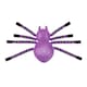 image 1 of Spooky Horror Halloween Jointed Leg Purple Spider Toy Decoration 17cm