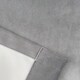 image 5 of Luxury Enhanced Living Grey Velvet, Supersoft, 100% Blackout, Thermal Curtains with Tape Top (PAIR) - 46 x 54 inch (117x137cm)