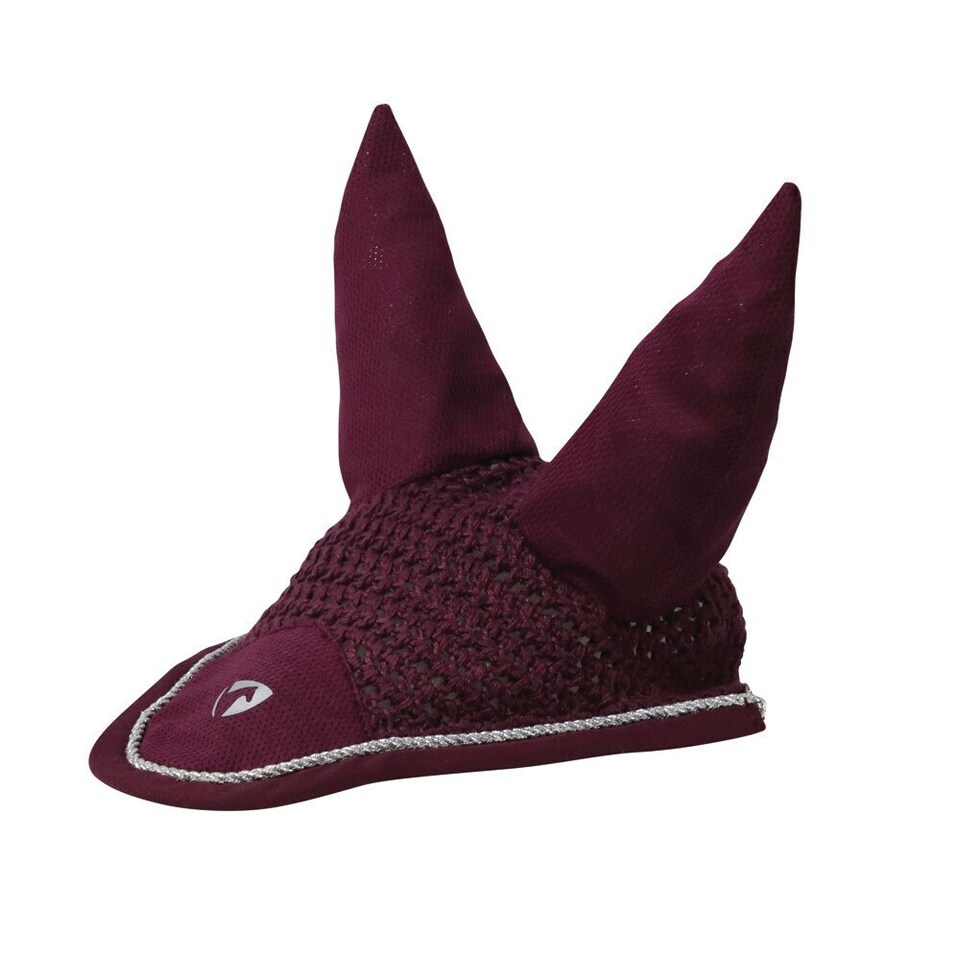 image 1 of Hy Synergy Horse Fly Veil - Fig/Silver - Cob
