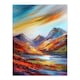 image 3 of Cairngorms Heather Mountain Peak Hike Home Decor Black Framed Wall Art Print A4