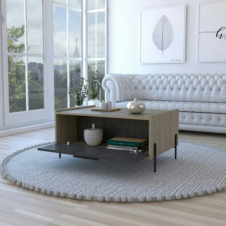 image 1 of Harvard, Storage Coffee Table Brown