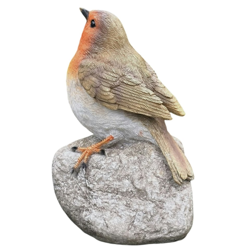image 1 of Remembrance Robin with 'When I Appear Your Loved Ones Are Near' Sign Memorial Ornament