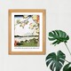 image 3 of Utagawa Hiroshige Suijin Shrine And Massaki On The Sumida River Art Wood Framed Wall Art Print