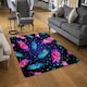 image 2 of Painted bird feathers (Rug) Multi | XL: 160x230cm
