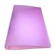 image 1 of Pack of 10 A5 Slim Pink Translucent Ringbinders by Janrax