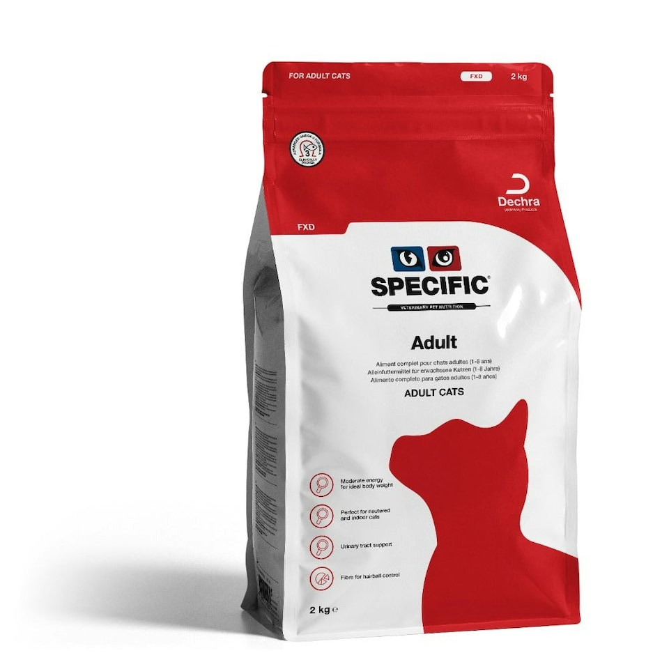 image 1 of Dechra SPECIFIC™ FXD Adult Dry Cat Food - 2kg