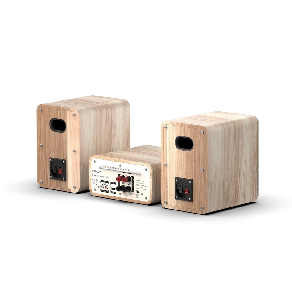 image 1 of Pure Classic Stereo Mini System - Cotton White Oak