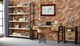 image 3 of Cosmo Industrial Large Open Bookcase - Solid Mango Wood - L40 x W160 x H200 cm