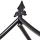 image 8 of Outsunny Metal Vintage Style Garden Arch Lawn Arbor Trellis Climbing Plant Rose