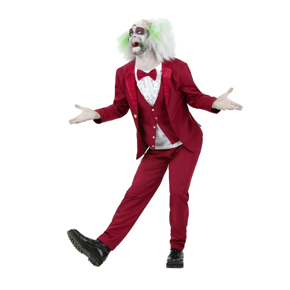 image 1 of Beetlejuice Groom Costume - Red - L L