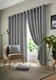 image 1 of Wold Ring Top Lined Curtains - 168cm x 137cm - Latte