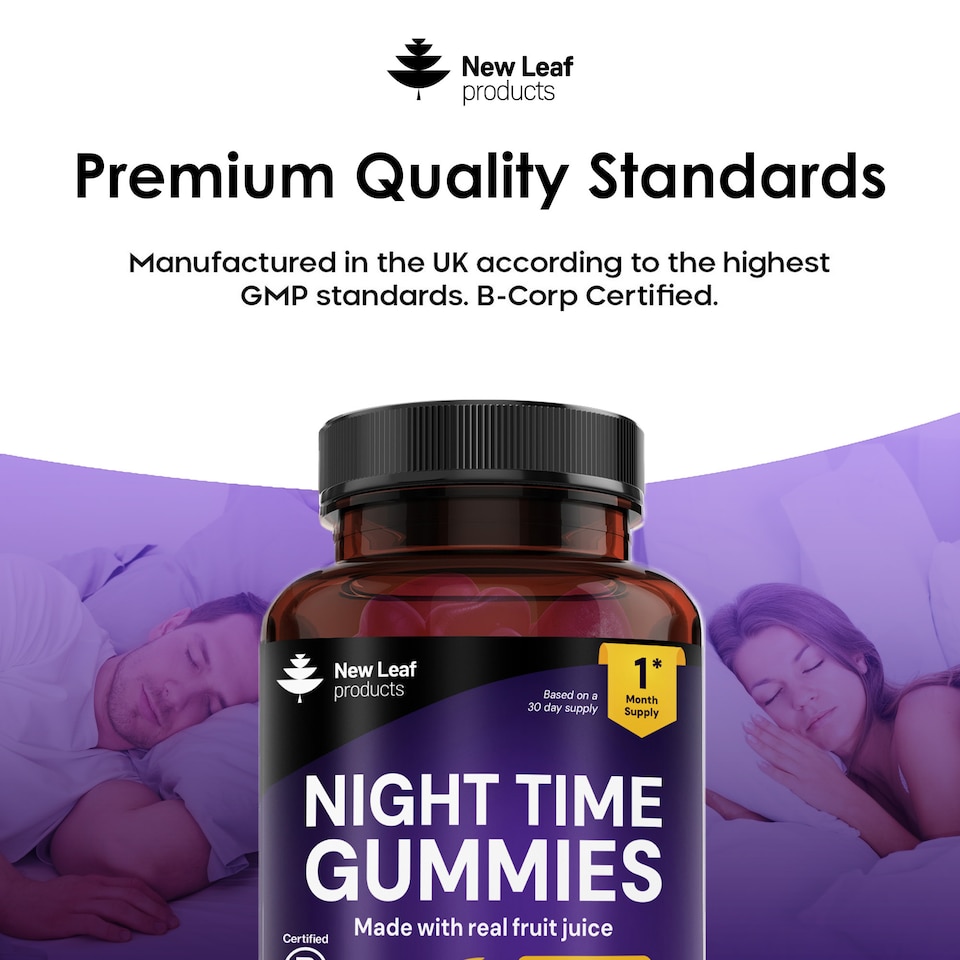 image 1 of Night Time Sleep Gummies- Natural Melatonin Sources