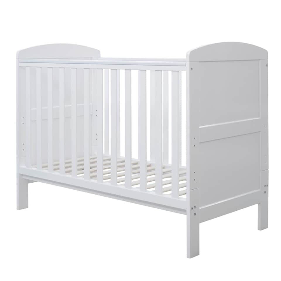 image 1 of Coleby Mini Cot Bed - Adjustable Base with 3 Heights, Space-Saving Design, Suitable from Birth to Approx. 4 Years
