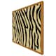 image 5 of Golden zebra (Picture Frame) White | L