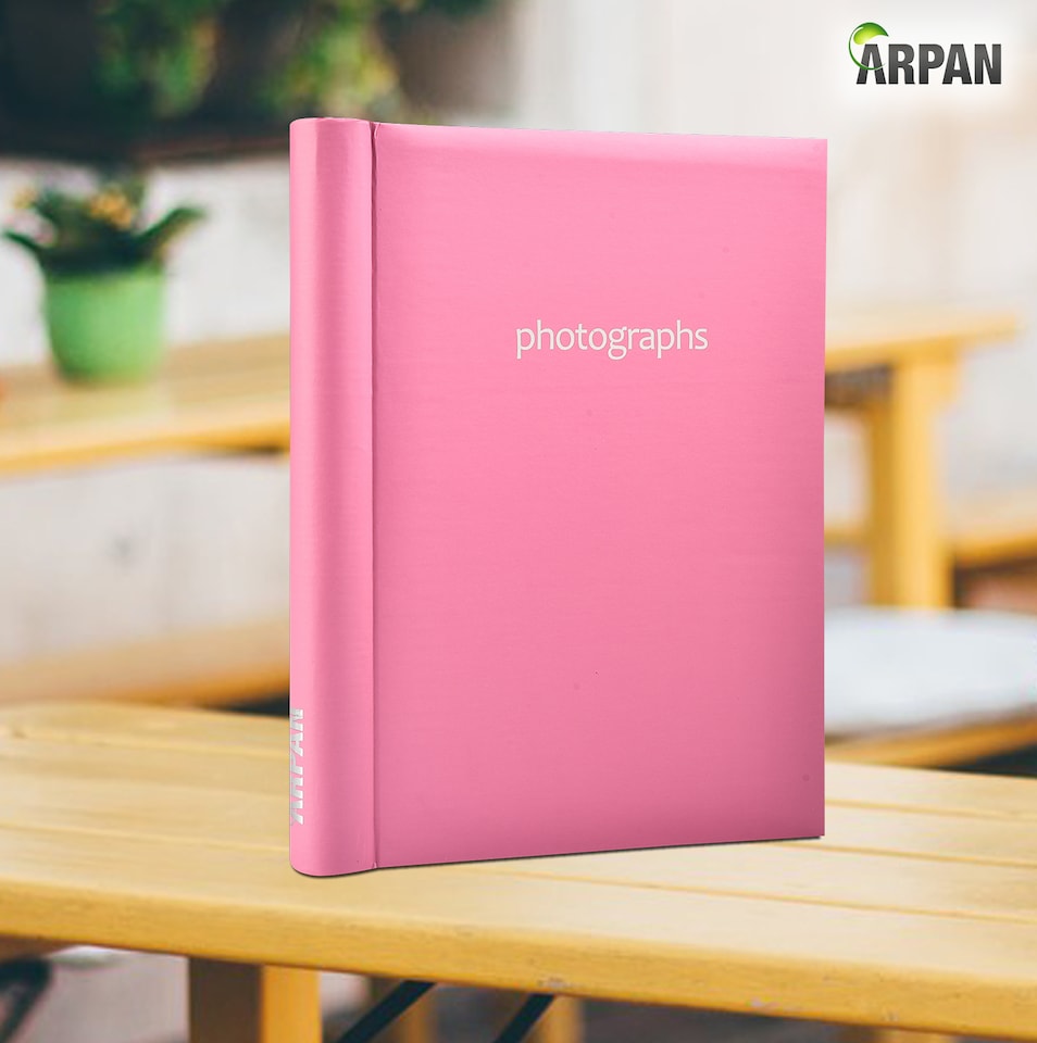 image 1 of ARPAN Self Adhesive Spiral Ring Binding Photo Album – 36 Sheets / 72 Sides – Large Sticky Page Scrapbook Memory Album for Photos, Keepsakes & Special Occasions