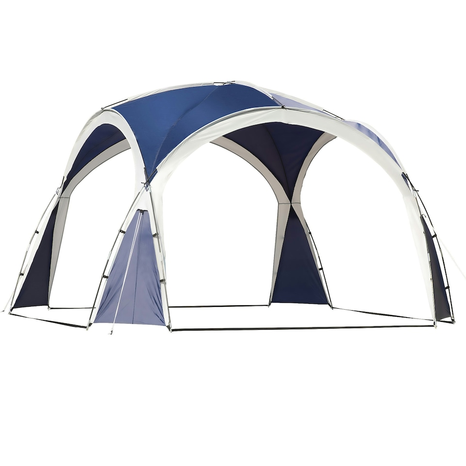 image 1 of Outsunny Outdoor Gazebo Event Dome Shelter Party Tent for Garden